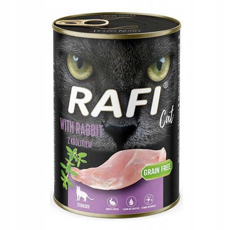 RAFI KOT 400 g PASZTET Stery. z Królikiem