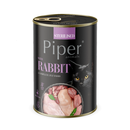 Piper Puszka 400 g Kot Sterilised z Królikiem
