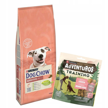 PURINA DOG CHOW ADULT SENSITIVE 14KG łosoś