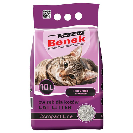 Super Benek 10l compact zapach lawenda