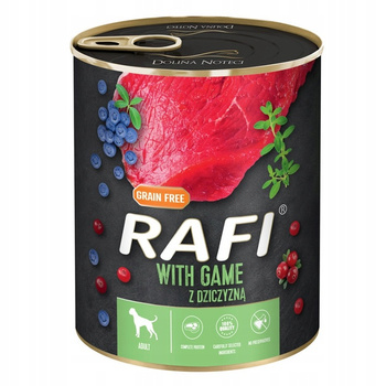 Rafi Pies 400 g z Dziczyzną