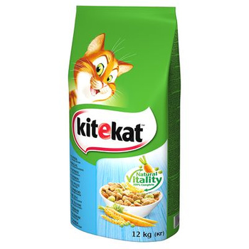 KITEKAT SUCHY 12KG BIAŁA RYBA Z WARZYWAMI