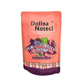 SuperFood Kot Cielęciną z Homarem i Krewetka 85g