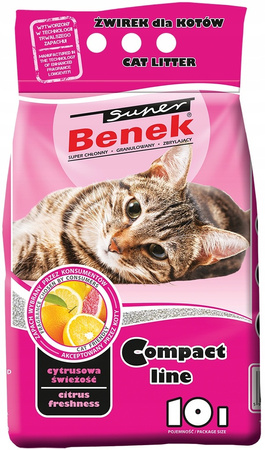 Super Benek 10l compact Cytrusowa Świeżość