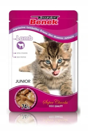 Super Benek Saszetka 100g Jagnięcina JUNIOR