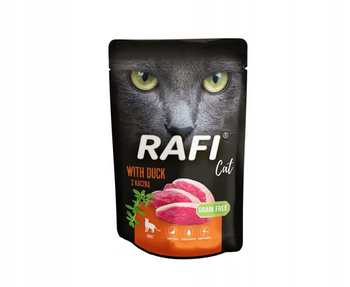 RAFI cat pasztet Karma dla kotów z Kaczką 100g