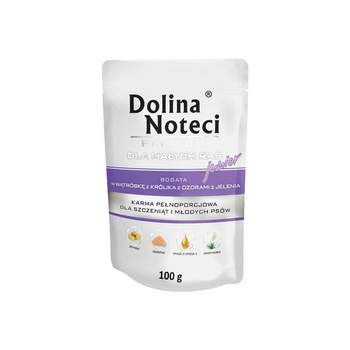 Dolina Noteci Juniorm Małe Rasy 100g Wątroba z Królika