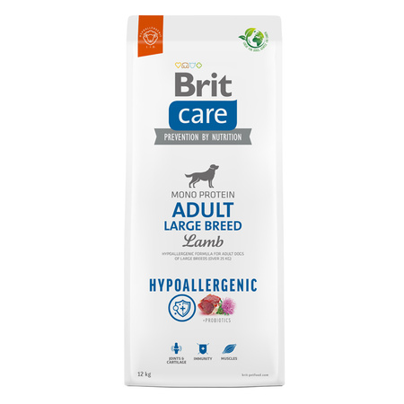 Brit Care Hypoallergenic Adult Large Breed Lamb 12kg
