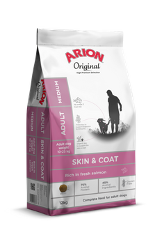 Arion Adult Medium SKIN & COAT Salmon 12 kg