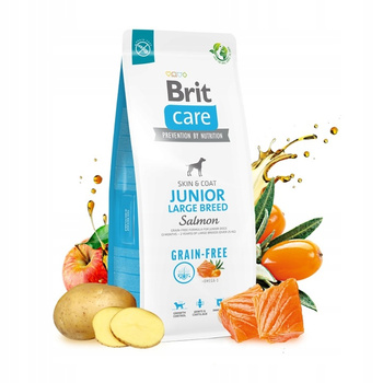 Brit Care Grain-Free Junior Large Breed Salm 12 kg
