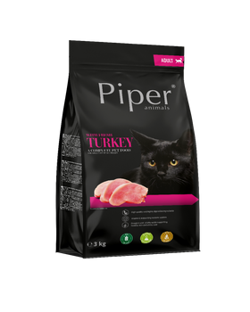 Piper Kot 3 kg z Indykiem sucha karma