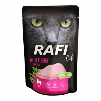 RAFI Cat pasztet Karma dla kotów z Indykiem 100g