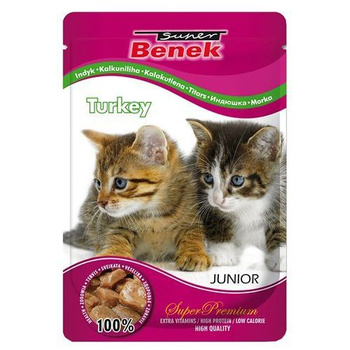 Super Benek Saszetka 100g Indyk w sosie JUNIOR