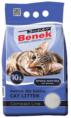 Super Benek 10l compact zapach Bryza Morska