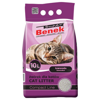 Super Benek 10l compact zapach lawenda
