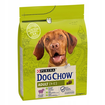 PURINA DOG CHOW ADULT Jagnięcina Ryż 2,5 kg