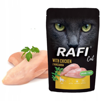 RAFI pasztet Karma dla kotów z Kurczakiem 100g