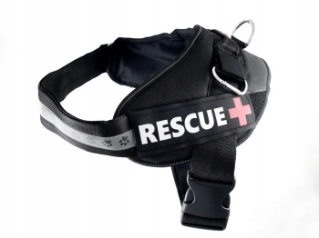 Szelki PET NOVA RESCUE rozmiar CZARNE XL