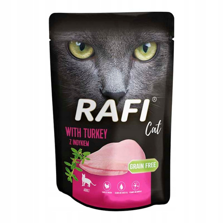 RAFI Cat pasztet Karma dla kotów z Indykiem 100g