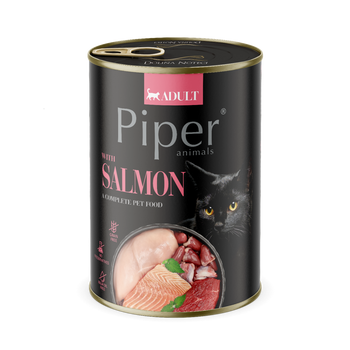 Piper Puszka 400 g Kot z Łososiem